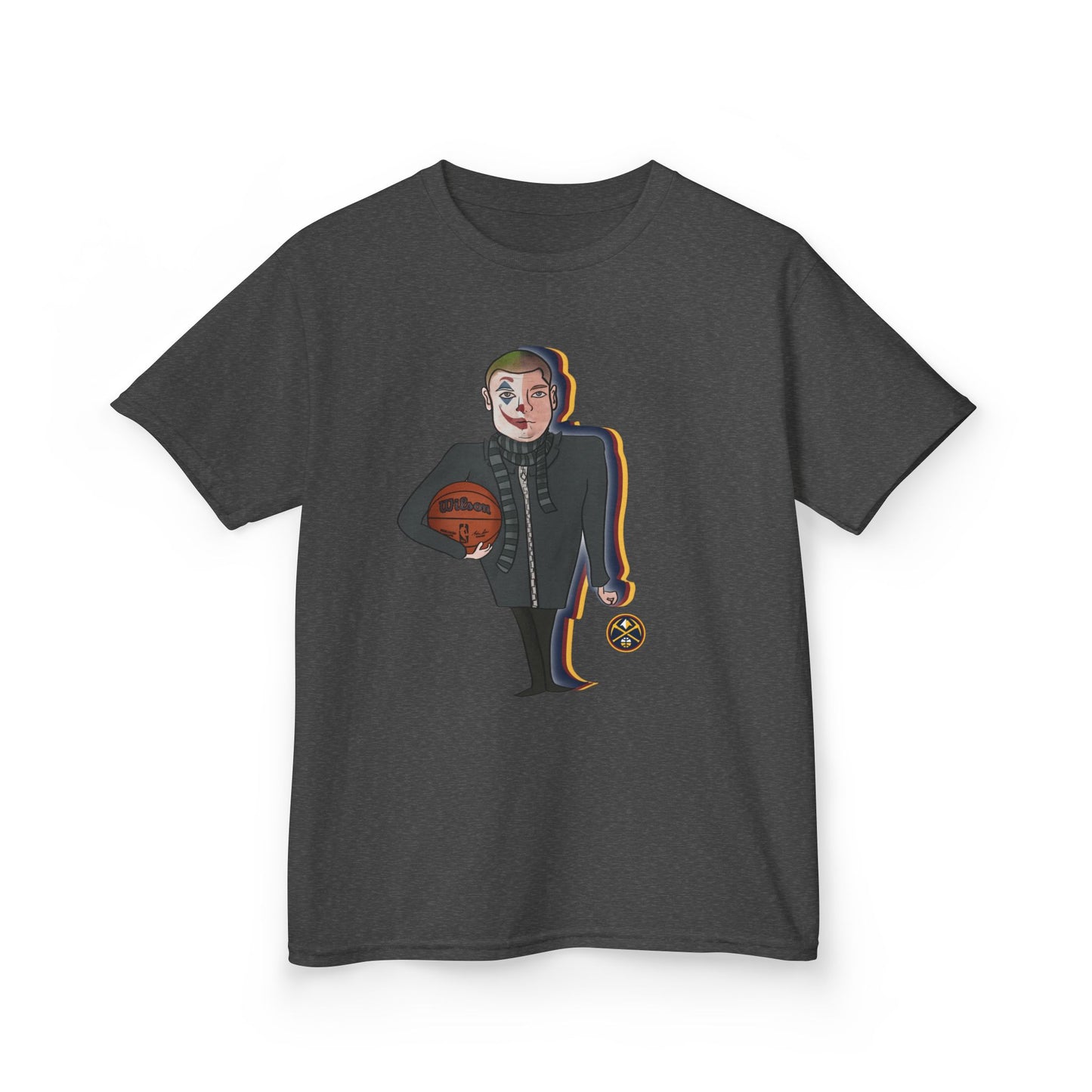 Cool Cartoon Basketball Kids Tee - Fun Sportswear for Young Athletes