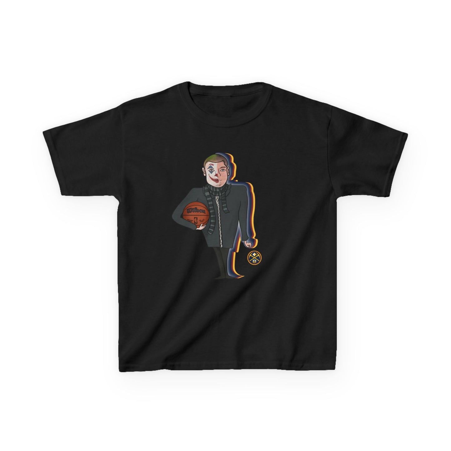 Cool Cartoon Basketball Kids Tee - Fun Sportswear for Young Athletes