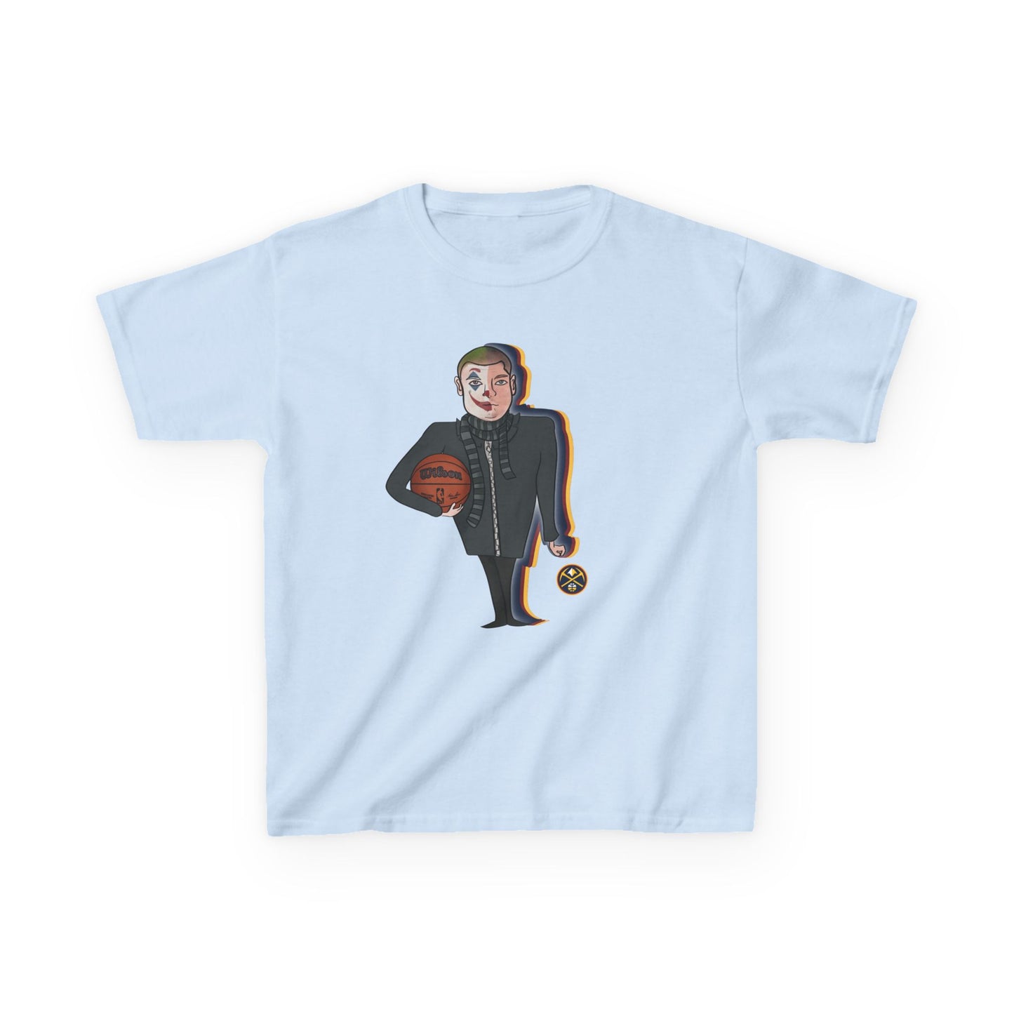 Cool Cartoon Basketball Kids Tee - Fun Sportswear for Young Athletes
