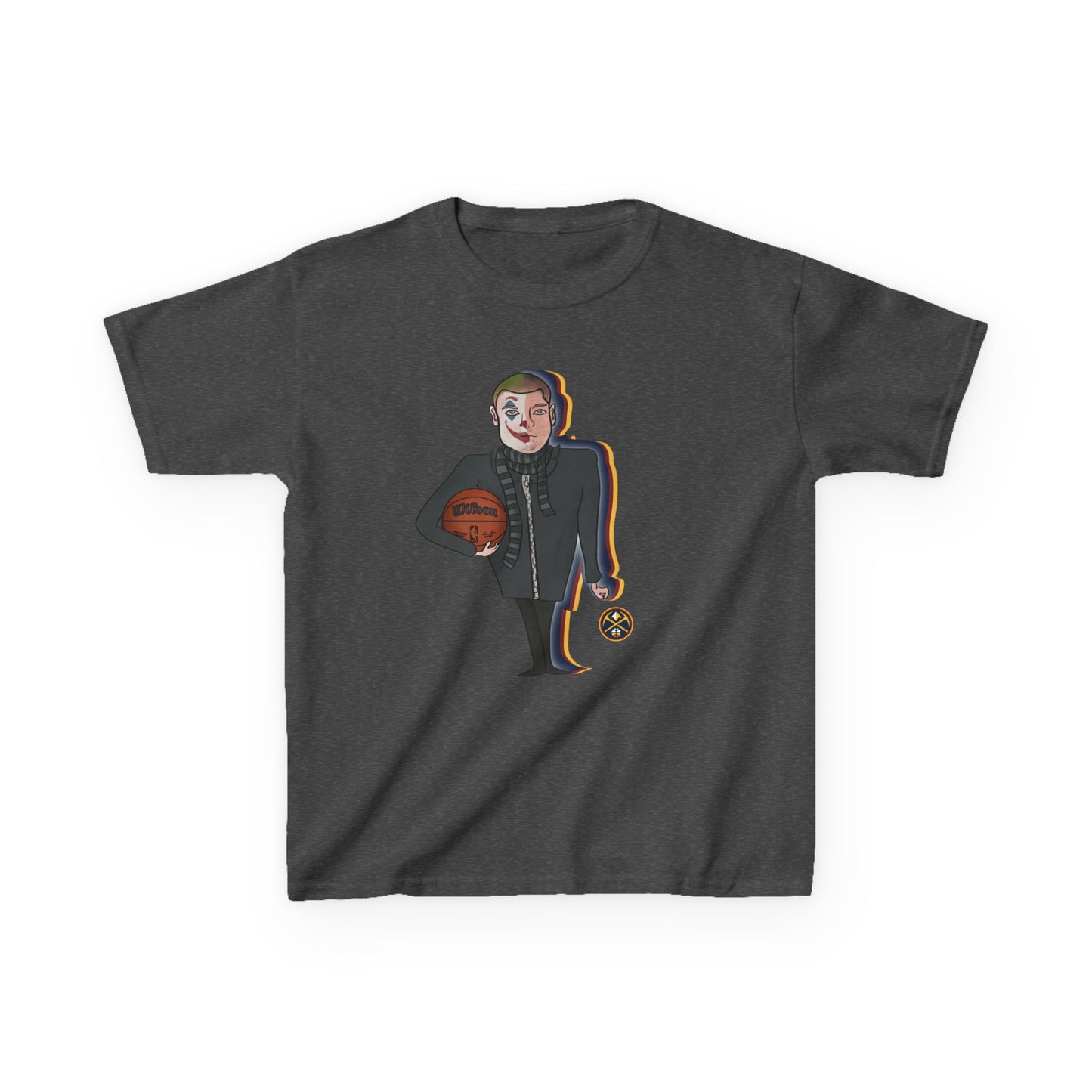 Cool Cartoon Basketball Kids Tee - Fun Sportswear for Young Athletes