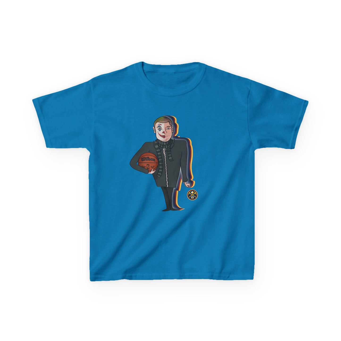 Cool Cartoon Basketball Kids Tee - Fun Sportswear for Young Athletes