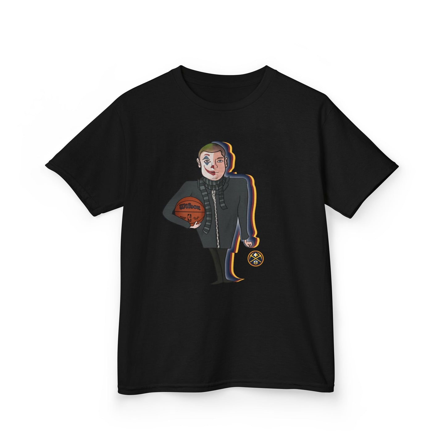 Cool Cartoon Basketball Kids Tee - Fun Sportswear for Young Athletes