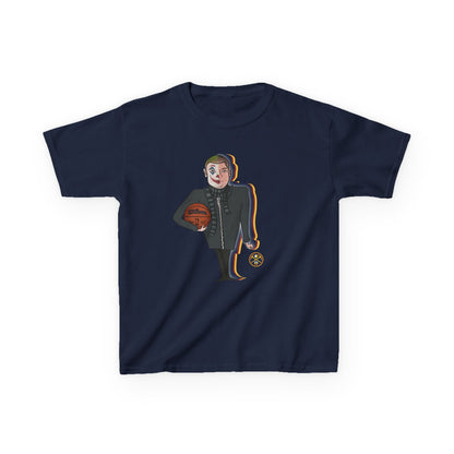 Cool Cartoon Basketball Kids Tee - Fun Sportswear for Young Athletes