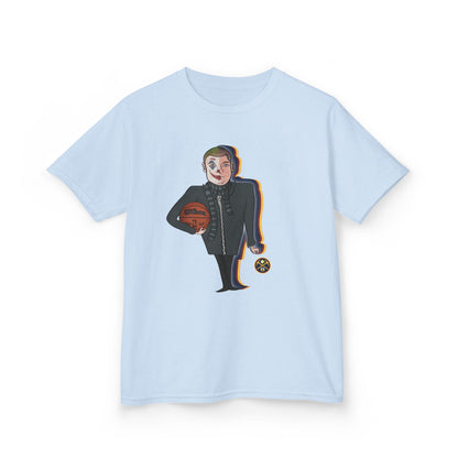 Cool Cartoon Basketball Kids Tee - Fun Sportswear for Young Athletes