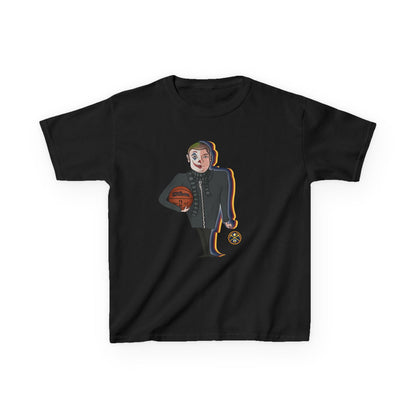 Cool Cartoon Basketball Kids Tee - Fun Sportswear for Young Athletes